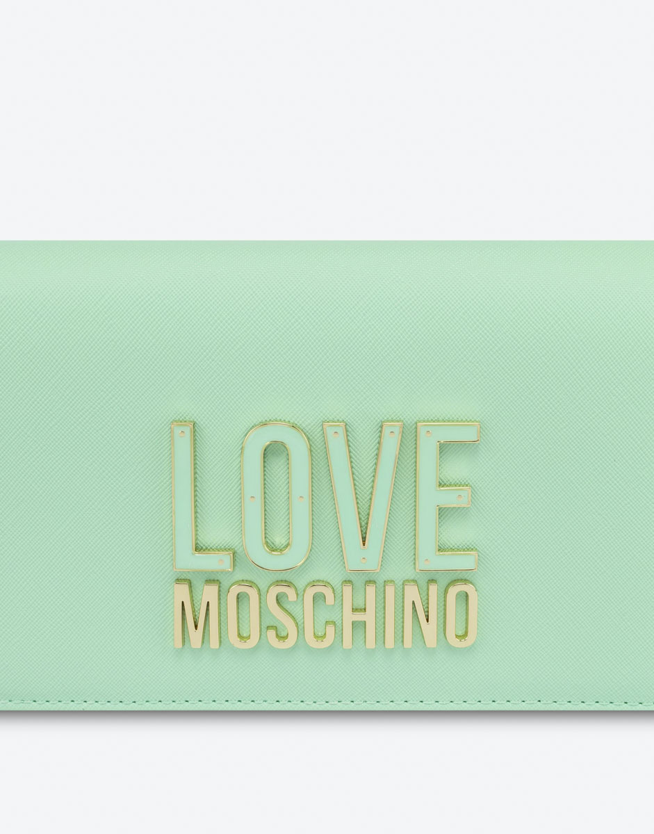 CLUTCHES METAL LOGO SMALTO-LOVEMOSCHINO® - immagine 5