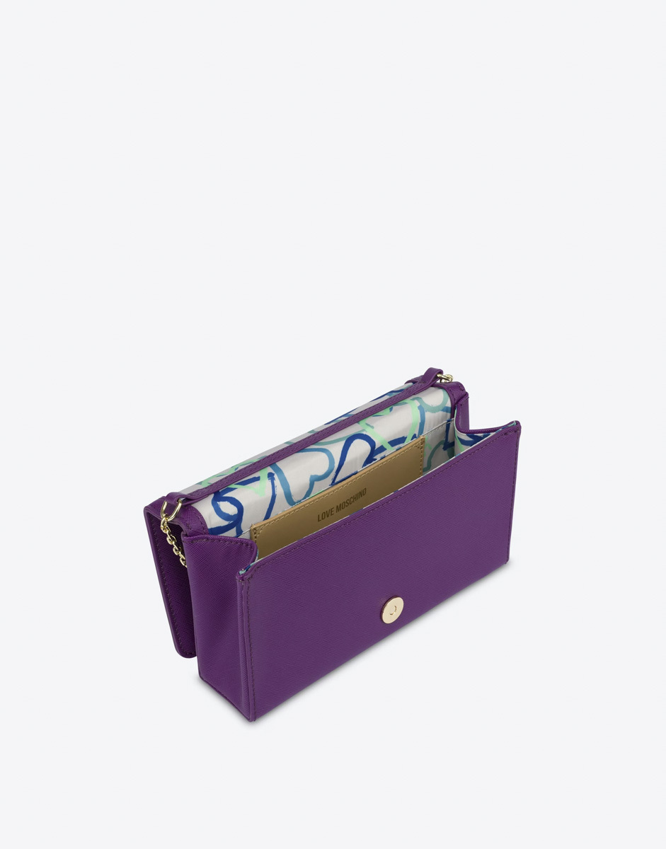 CLUTCHES METAL LOGO SMALTO-LOVEMOSCHINO® - immagine 8