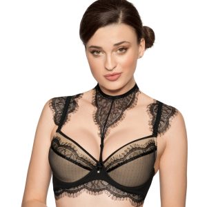 Seducente reggiseno push-up in pizzo francese Idrisa