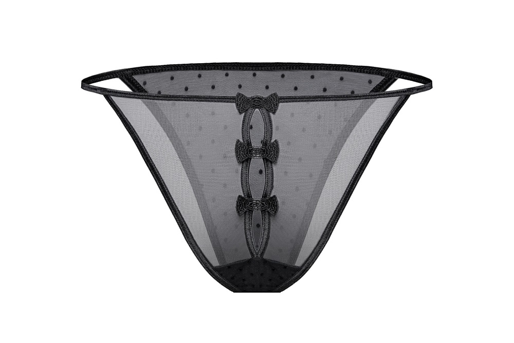 Mutandine con seducenti spacchi e fiocchetti Ziigi - immagine 6