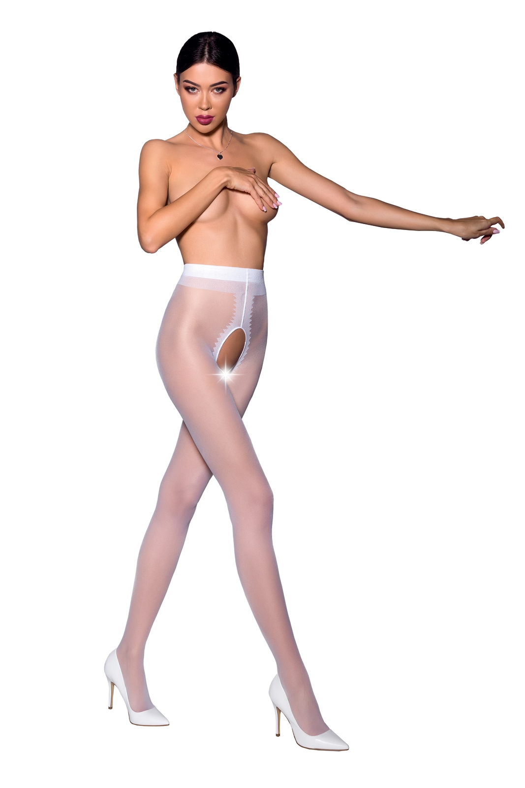 Passion Lingerie: collant 20 denari aperti all’inguine in quattro colori - immagine 5