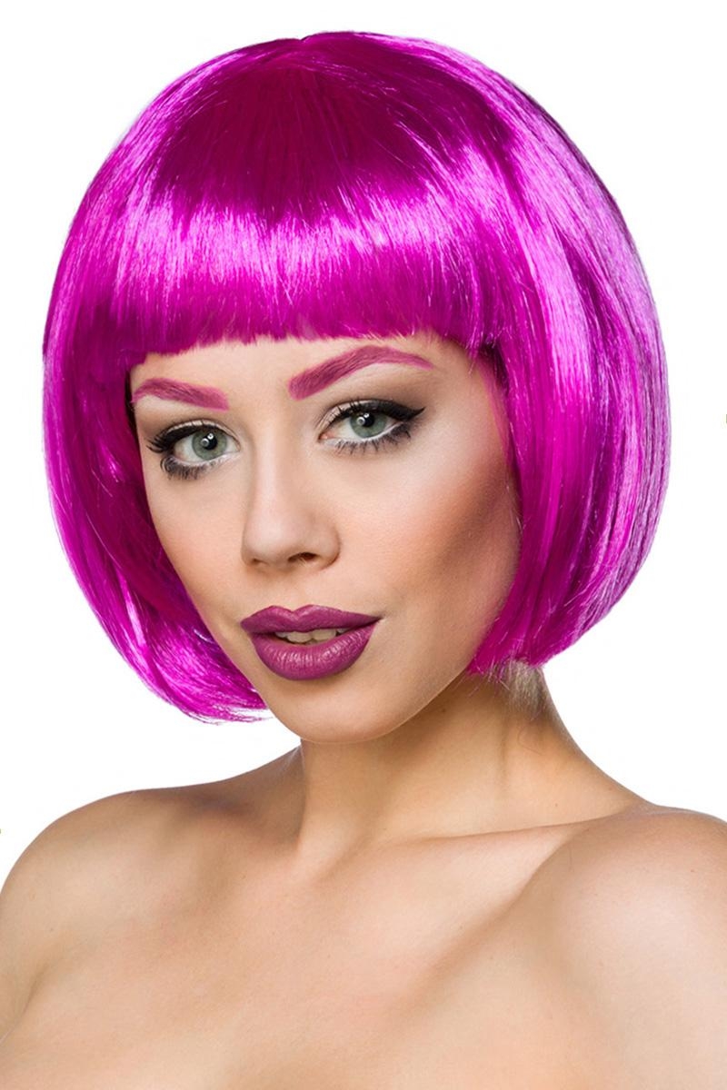 Parrucca con capelli a caschetto in tre colori - immagine 5