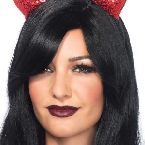 Leg Avenue Halloween: cerchietto da diavoletta con paillettes