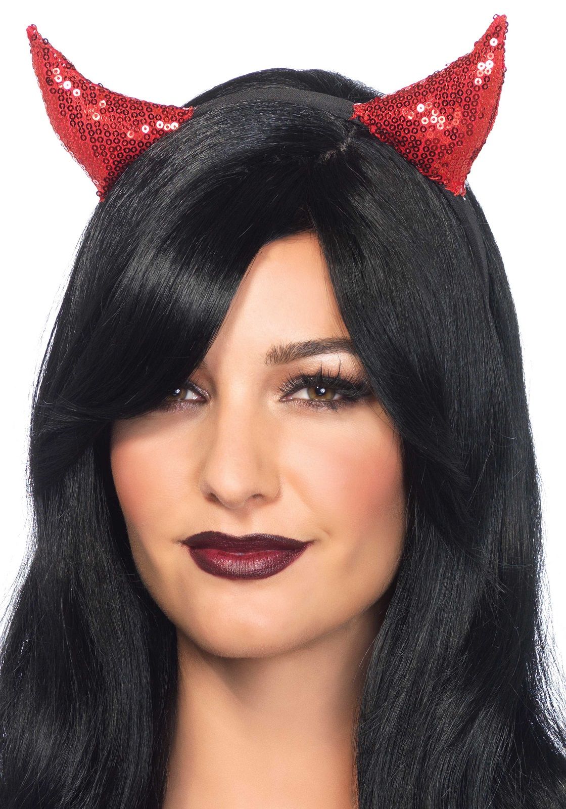 Leg Avenue Halloween: cerchietto da diavoletta con paillettes - immagine 2