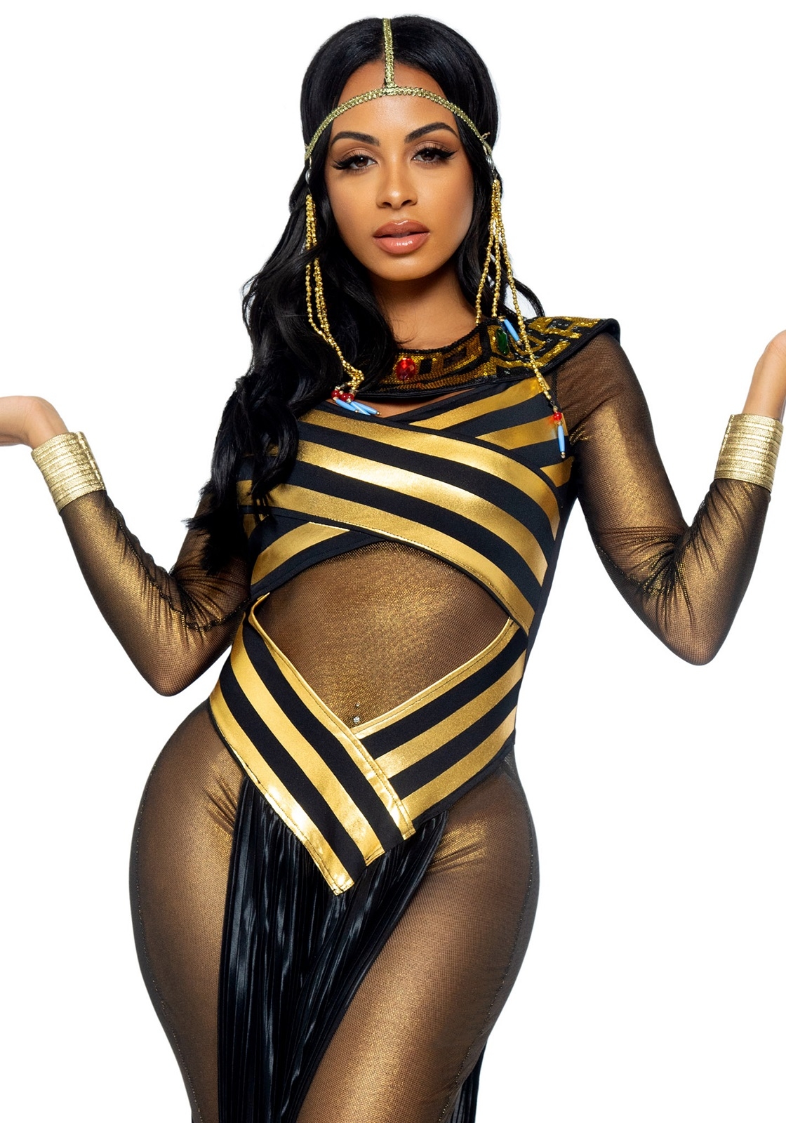 Leg Avenue Lingerie: Costume da Regina del Nilo 3 pezzi