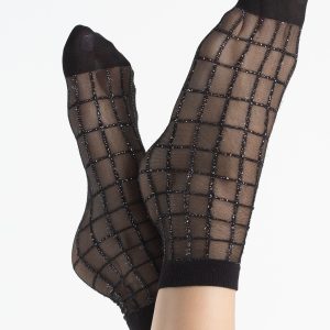 Fiore: Calzini 20 den con dettagli glitter Grid