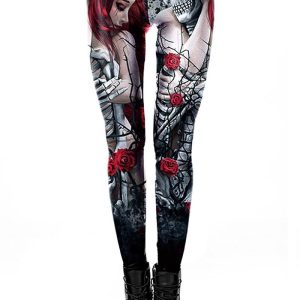 Ocultica: originali leggings con stampa gotica
