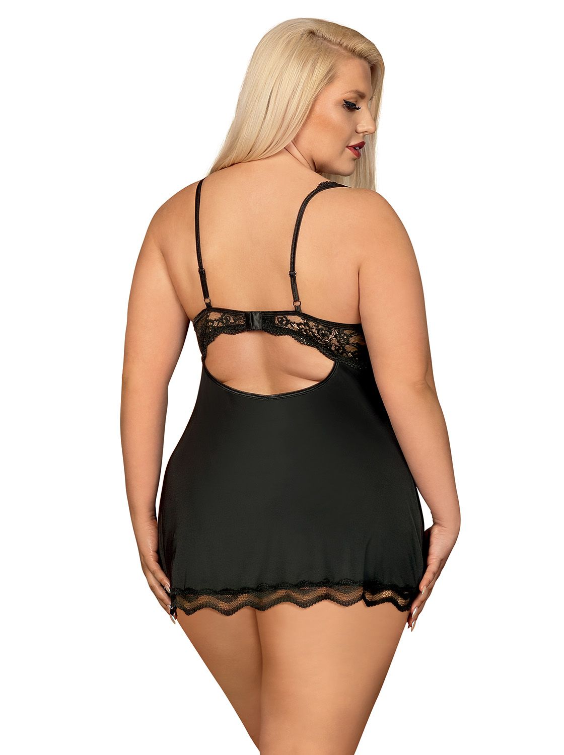 Obsessive Lingerie: Luvae babydoll e tanga misura Curvy XXL - immagine 3