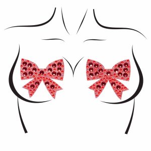 Leg Avenue Lingerie: Sexy copricapezzoli gioiello a fiocco con strass