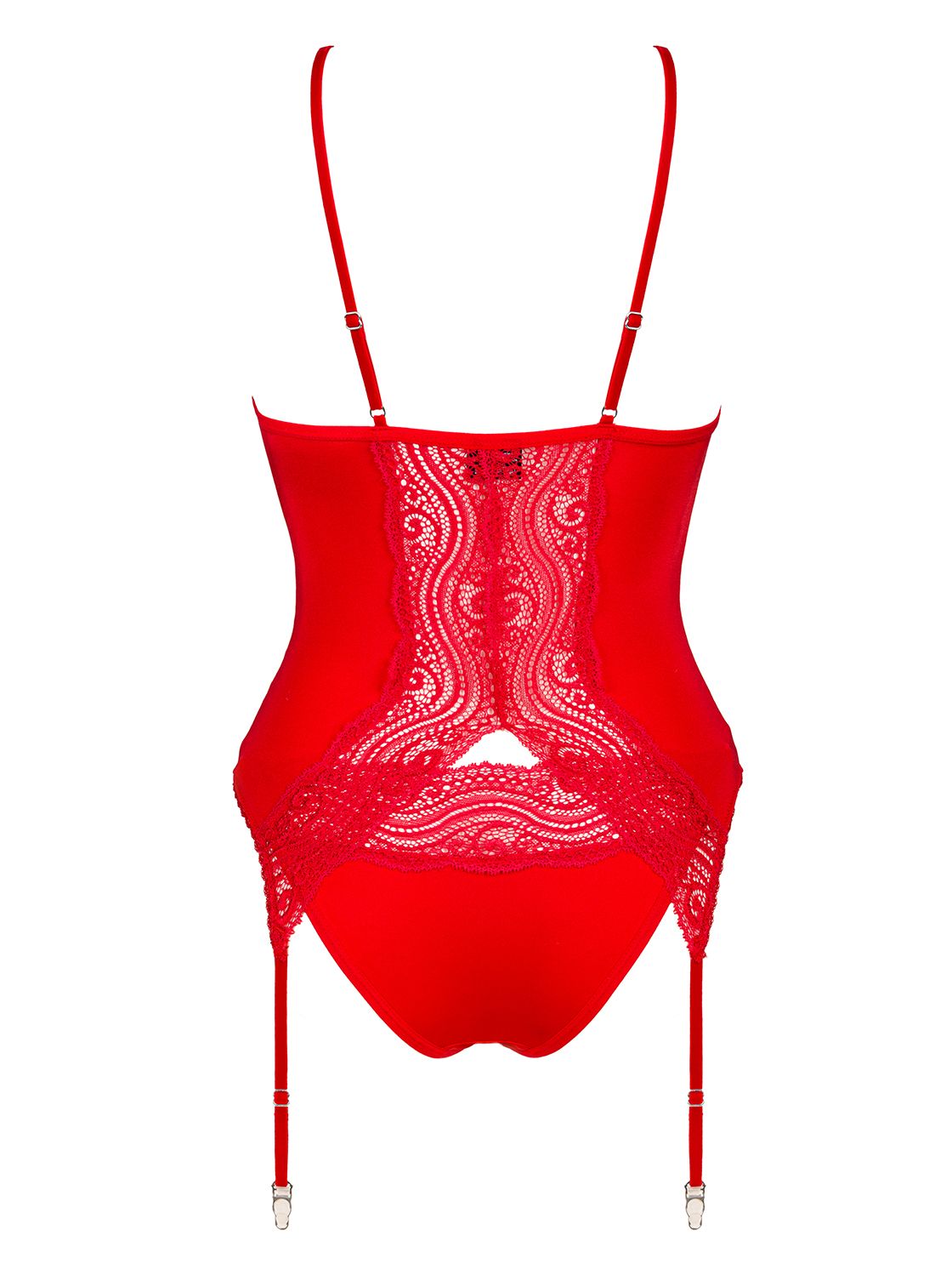 Obsessive Lingerie: Diyosa sexy corsetto e perizoma rosso - immagine 8