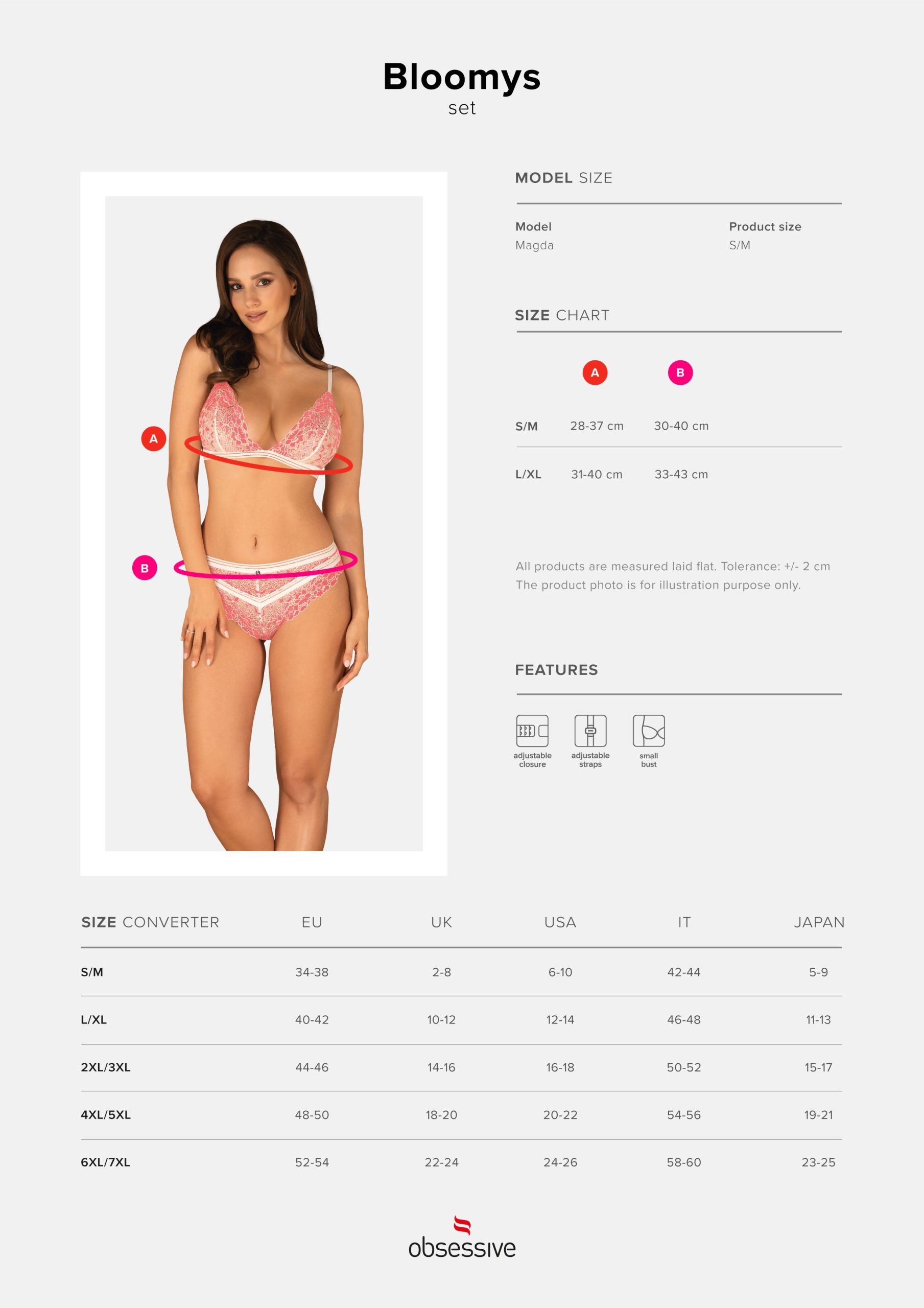 Obsessive Lingerie: Bloomys sexy completino due pezzi - immagine 6