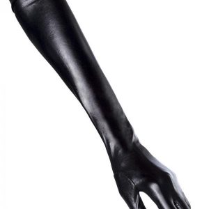 Sexy guanti wetlook lunghi al gomito