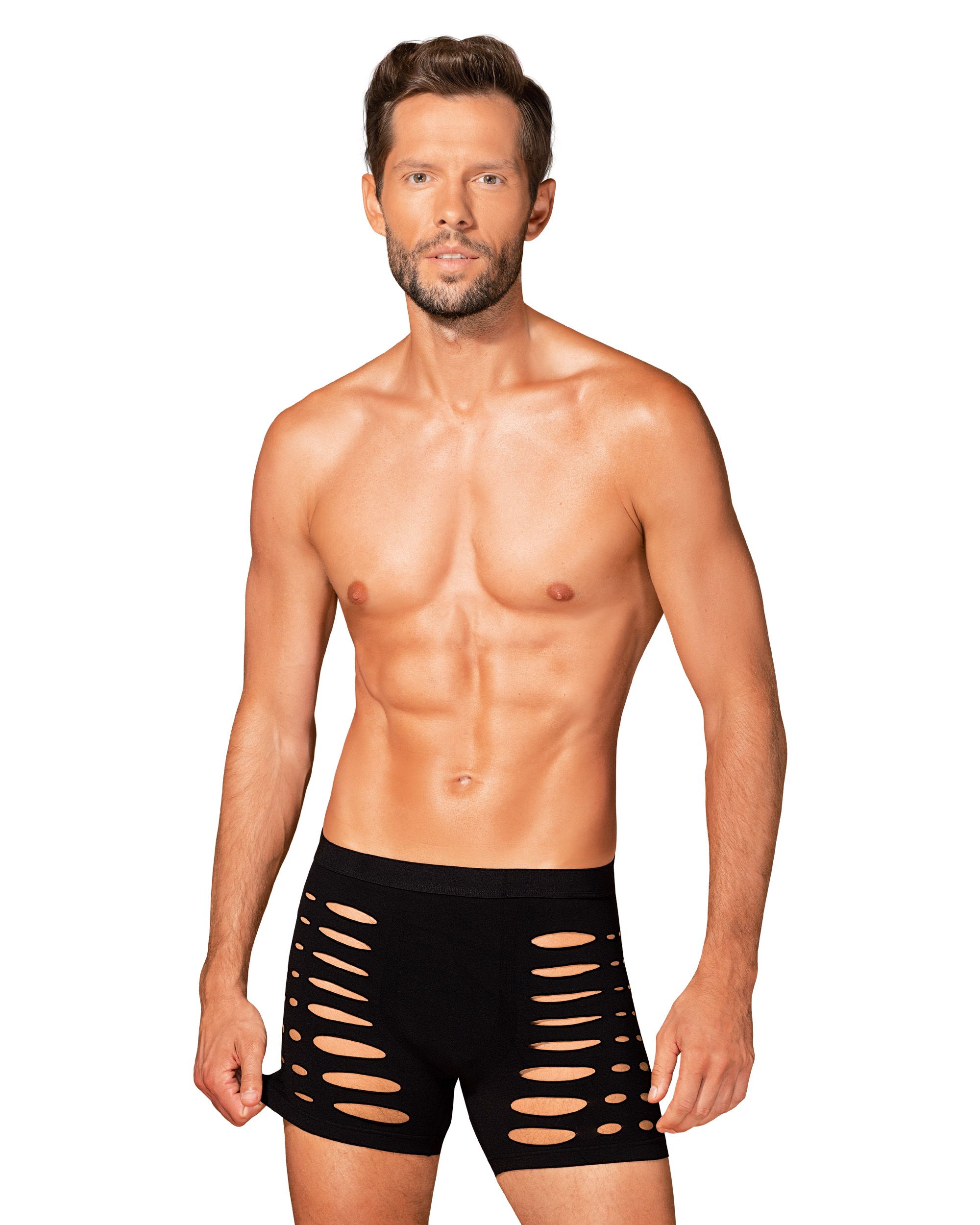 Obsessive Lingerie: M104 boxer da uomo con tagli - immagine 2