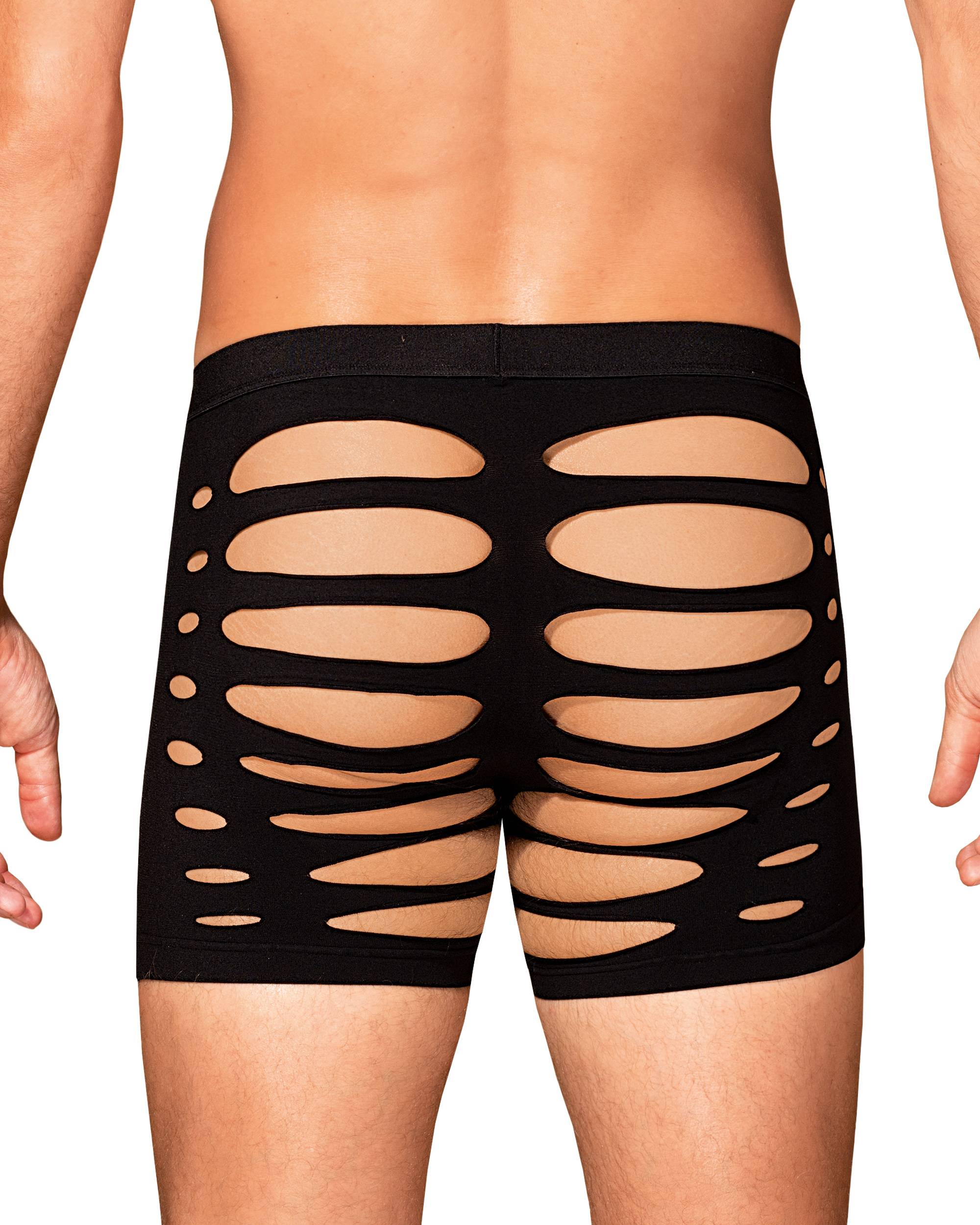Obsessive Lingerie: M104 boxer da uomo con tagli - immagine 5