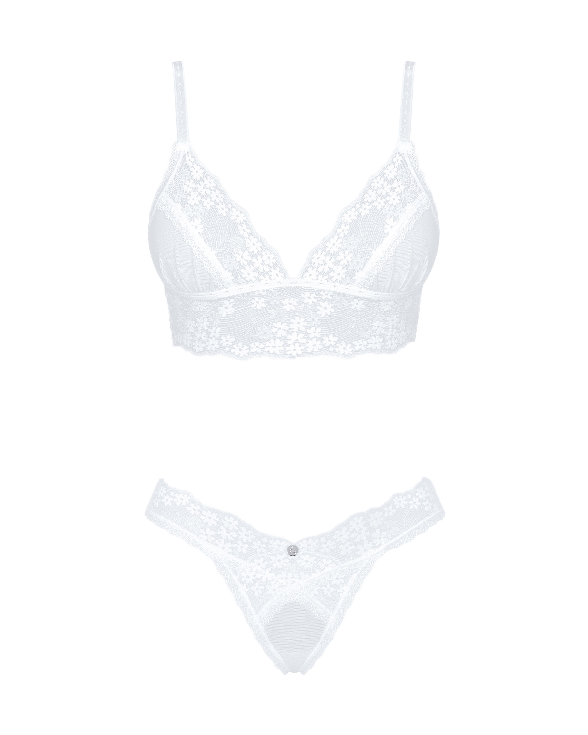 Obsessive Lingerie: Heavenlly sexy completino in pizzo bianco - immagine 7