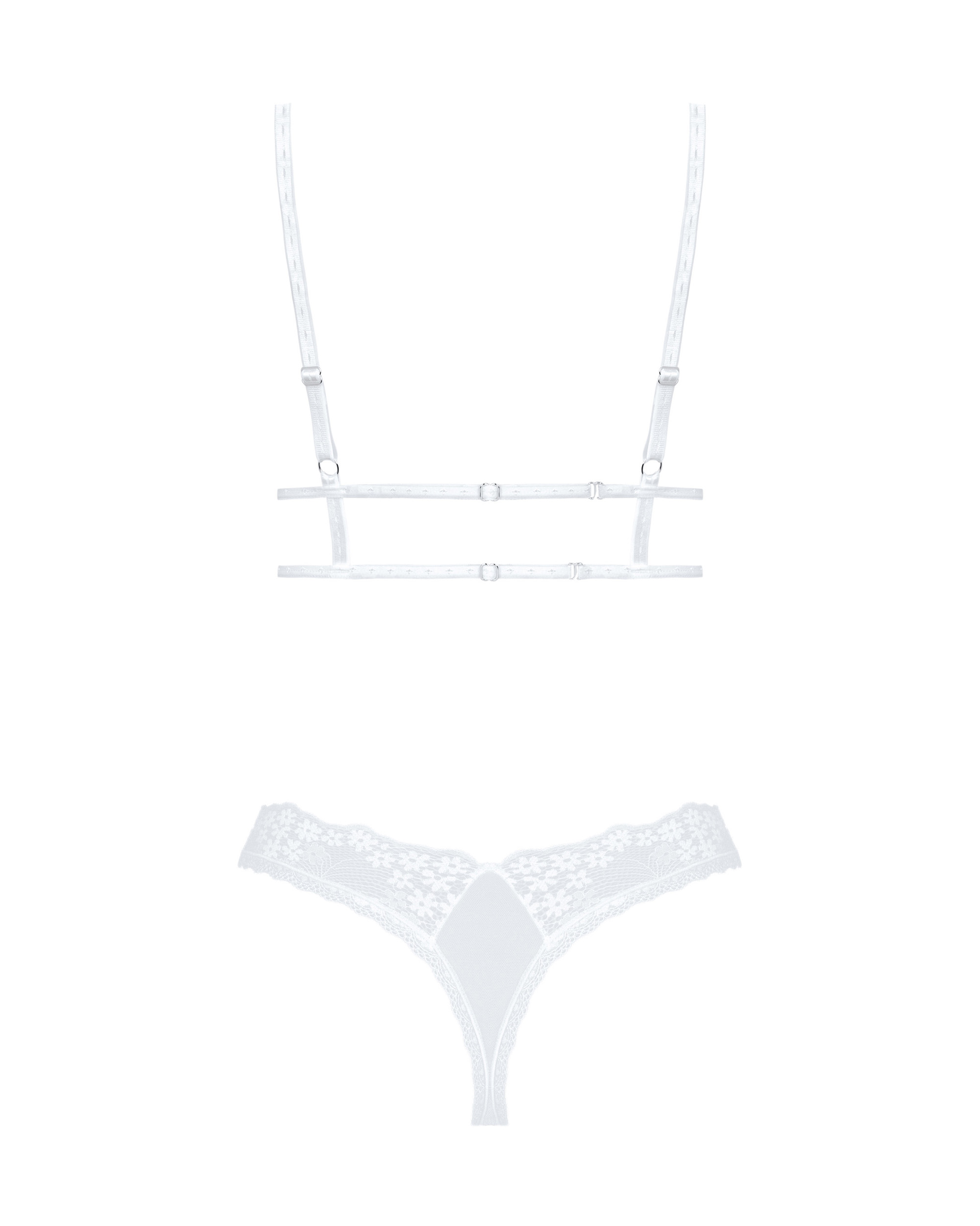 Obsessive Lingerie: Heavenlly sexy completino in pizzo bianco - immagine 8