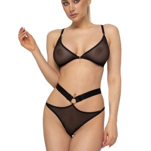 Anais Lingerie: sexy completino due pezzi in tulle con stringhe regolabili