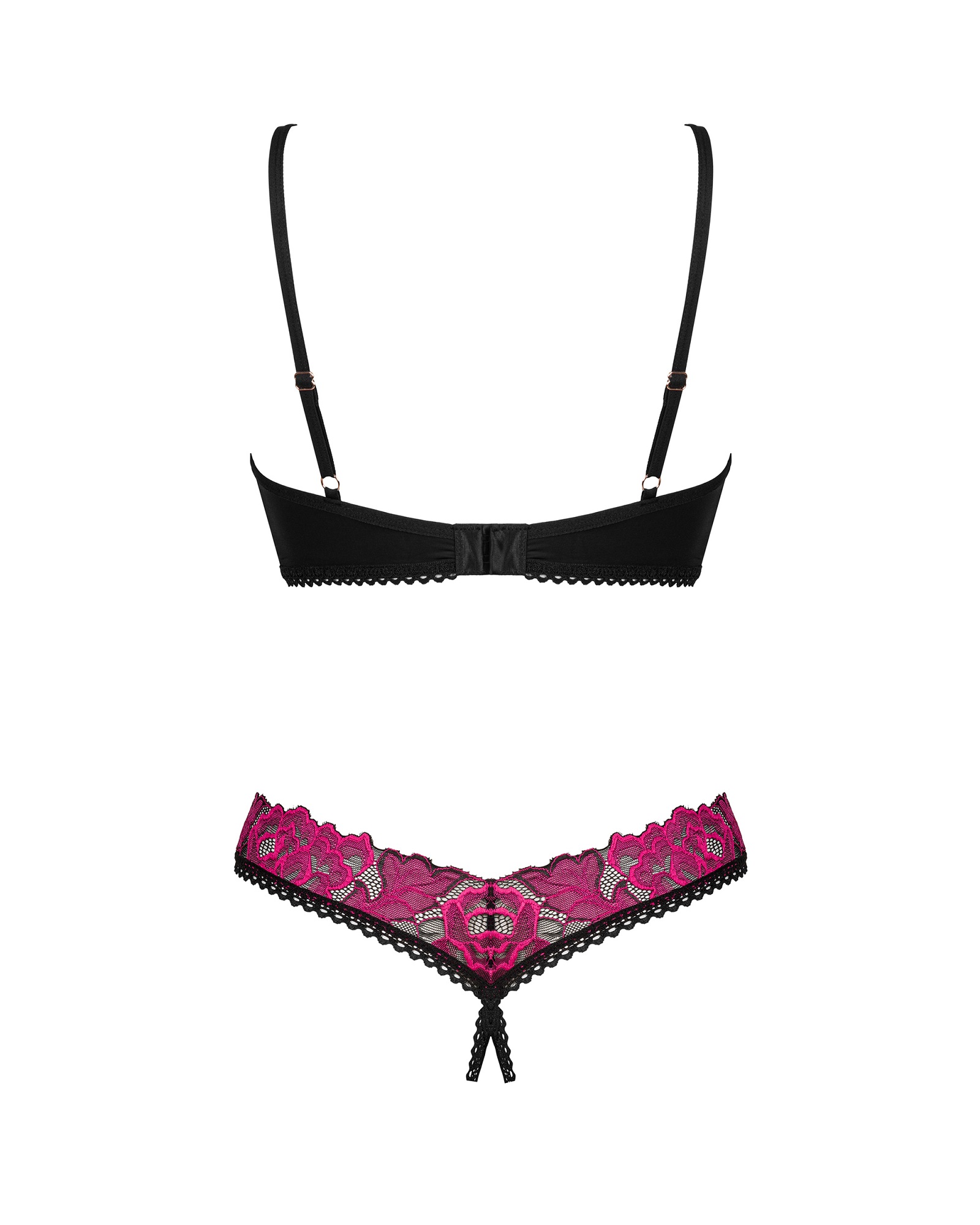 Obsessive Lingerie: Rosenty sexy completino due pezzi aperto all’inguine - immagine 8