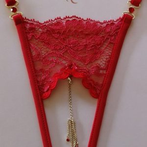 Lola Luna: sexy perizoma aperto Carmen in rosso