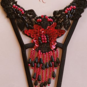 Lola Luna: perizoma aperto Polina con perline e paillettes