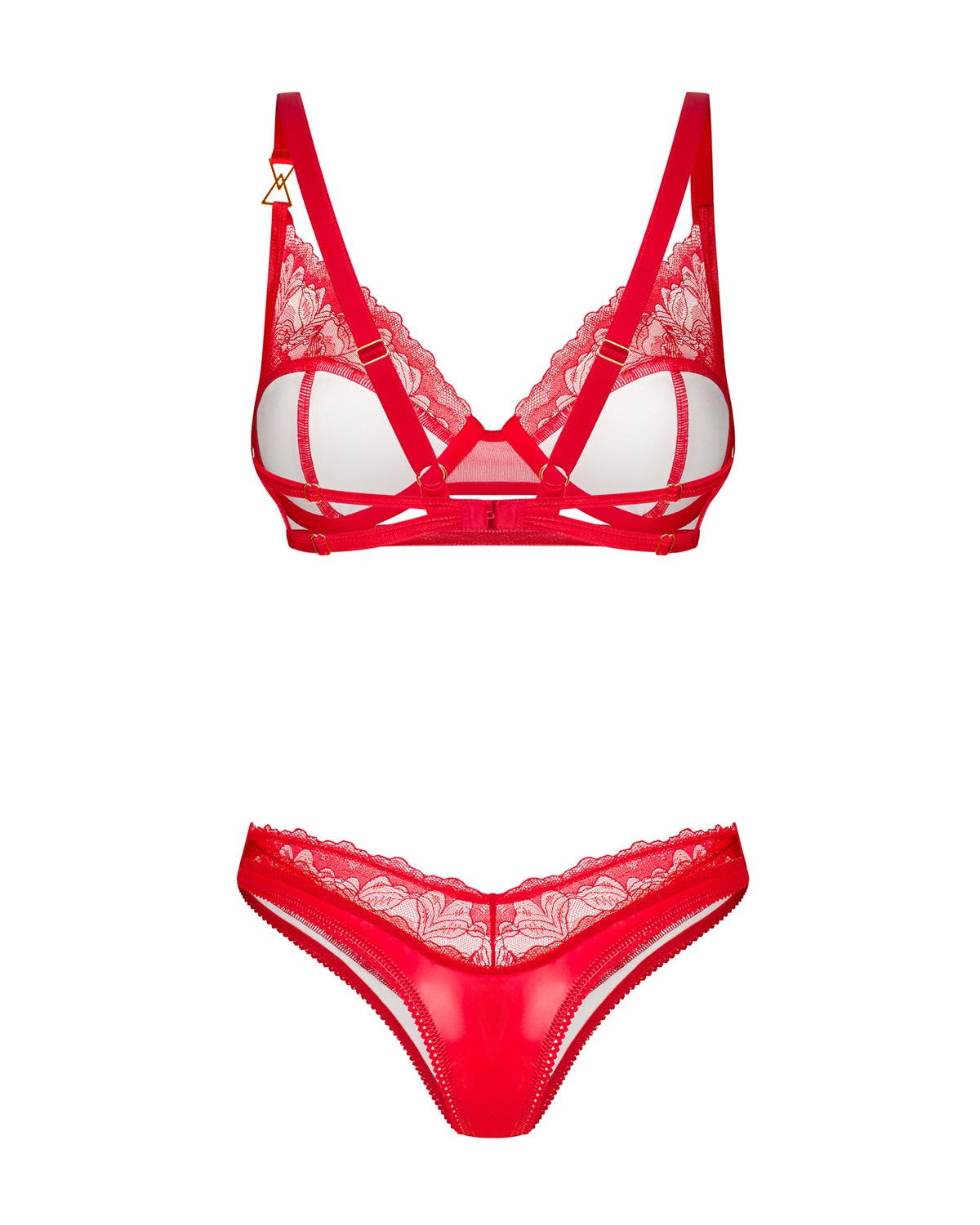 Obsessive: Aliosa completino intimo due pezzi rosso - immagine 6