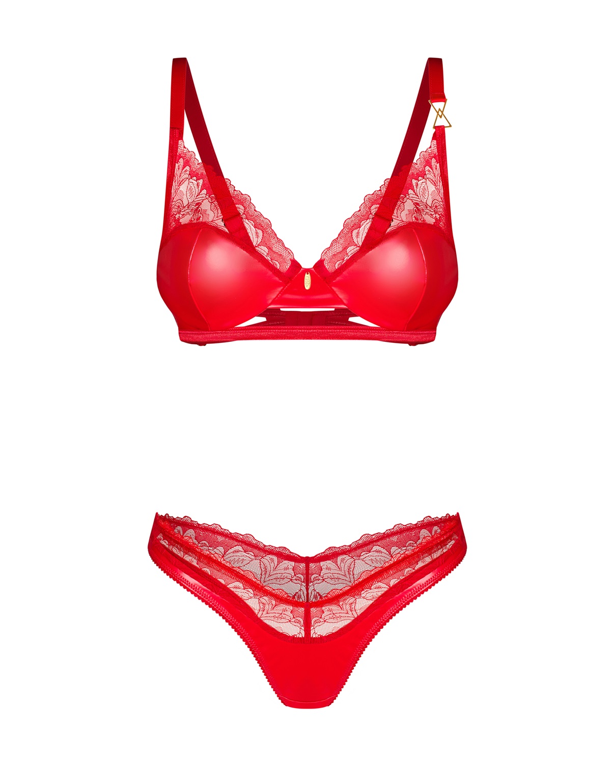 Obsessive: Aliosa completino intimo due pezzi rosso - immagine 3