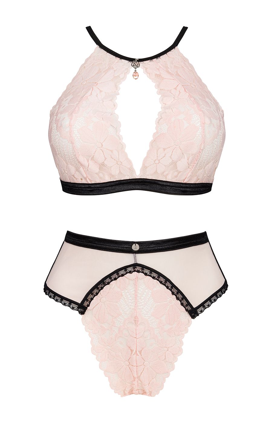 Set Lilines Obsessive rosa chiaro – pizzo delicato e charme - immagine 5