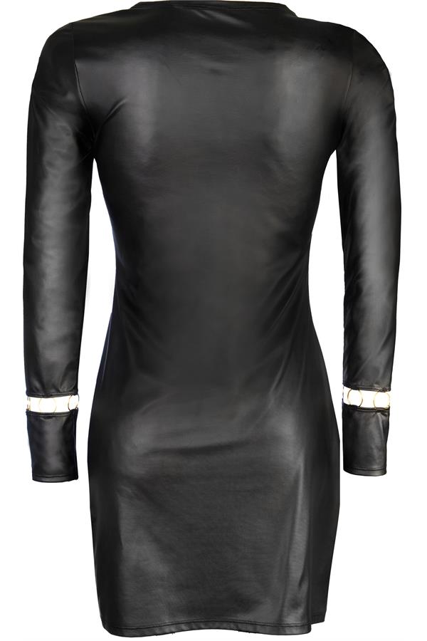 Abito aderente in eco-lattice a maniche lunghe Axami - immagine 7