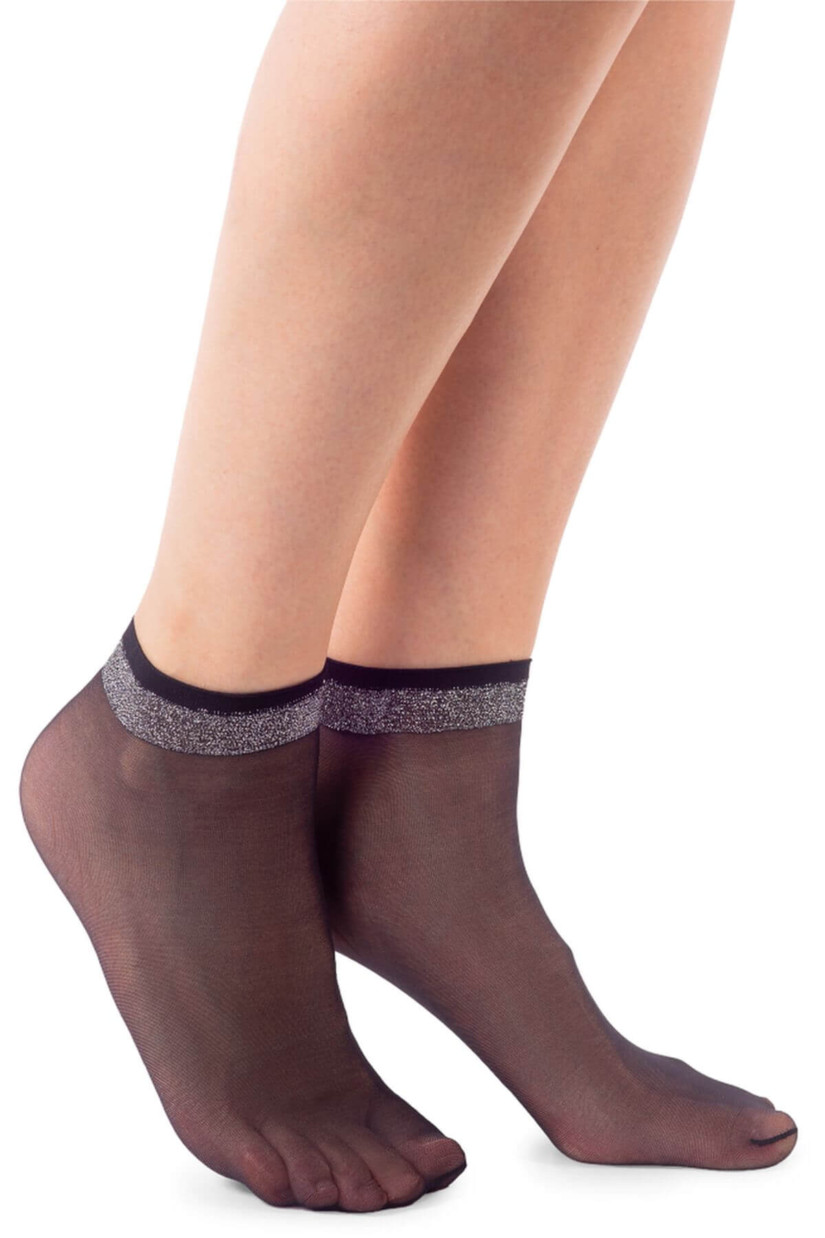 Annes: Calzini in Lycra con banda in lurex - immagine 3