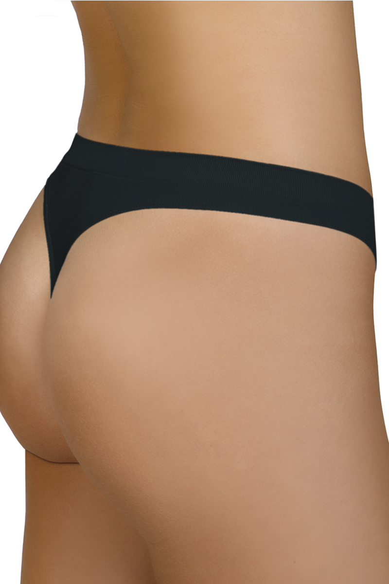 Annes: Pack da 3 perizoma seamless Nero Bianco Nudo - immagine 8