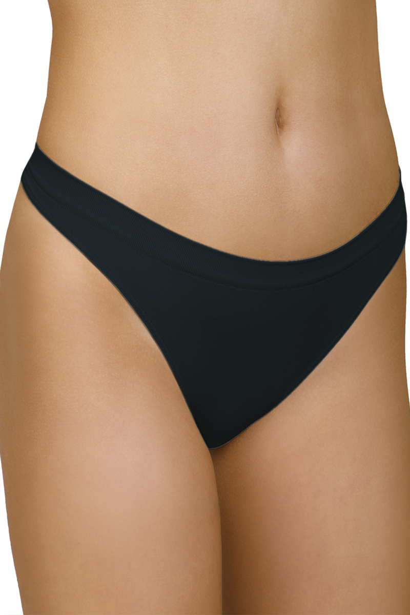 Annes: Pack da 3 perizoma seamless Nero Bianco Nudo - immagine 5