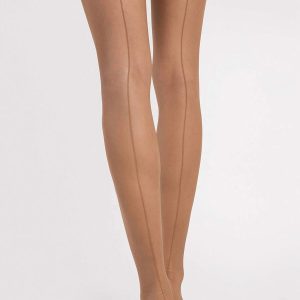 Calze per reggicalze con riga posteriore modello Marlena 3 colori