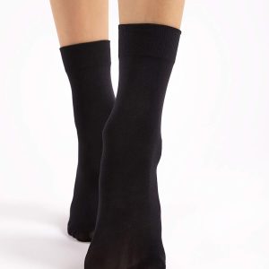 Fiore: Paio di Calzini neri 60 denari modello Ria