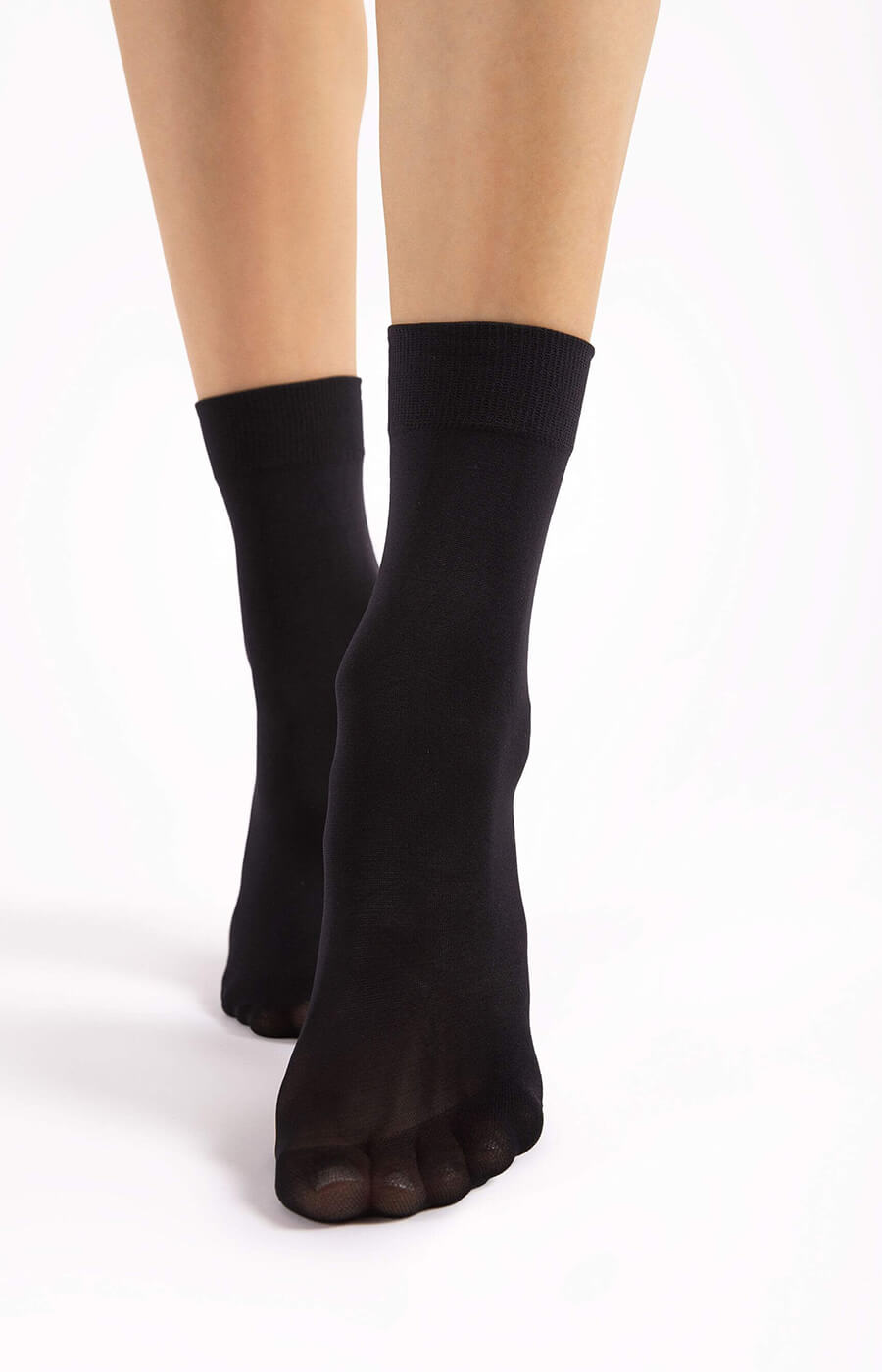 Fiore: Paio di Calzini neri 60 denari modello Ria