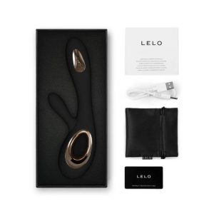 LELO Soraya Wave – Massaggiatore Lussuoso Doppia Stimolazione Nero