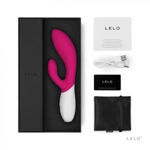 LELO INA Wave 2 – Massaggiatore Doppia Stimolazione Ciliegia