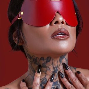 Maschera per occhi rosso intenso Avantgarde