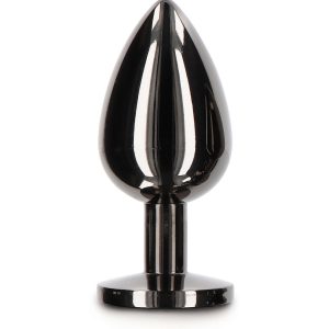 Plug con Gioiello Nero in Alluminio – Taglia L