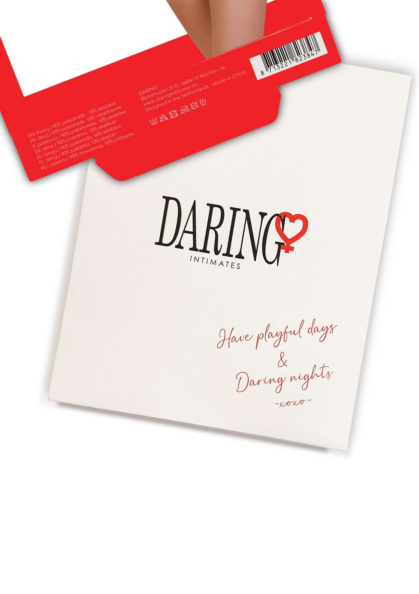 Audace e Stimolante Perizoma con Filo di Perle e Pizzo Nero - immagine 6