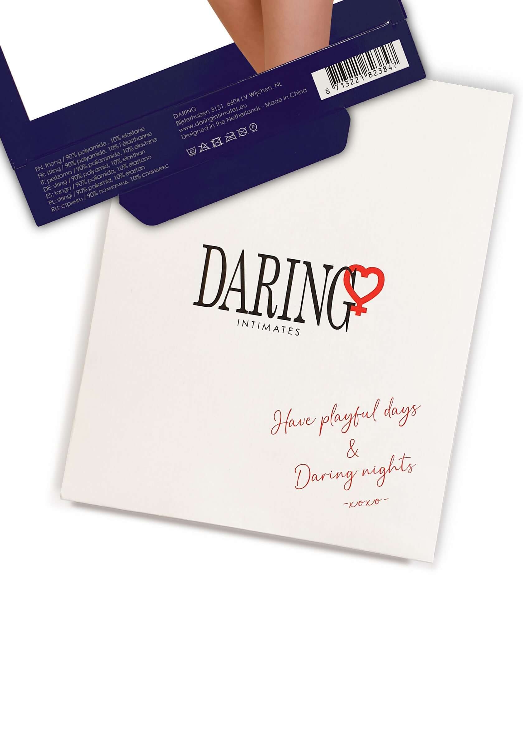 Audace e Stimolante Perizoma con Filo di Perle e Pizzo Nero - immagine 7