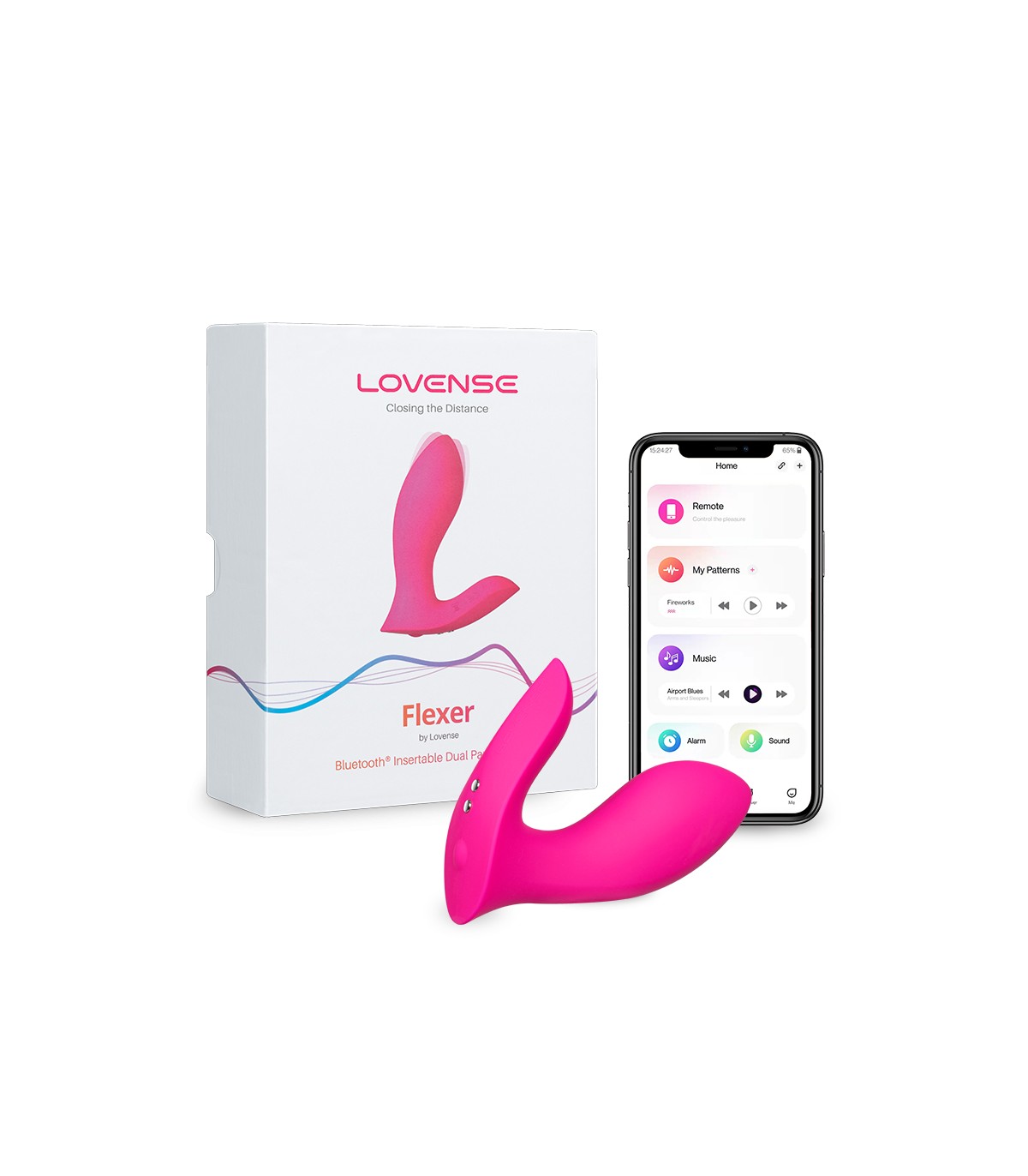 Lovense Flexer – Massaggiatore Indossabile Doppio a Controllo Remoto - immagine 3