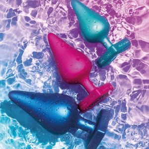 Training Kit – Set di Plug Graduati in Silicone con Base a Cuore