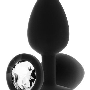 Diamond Jewel – Plug in Silicone con Gemma Decorativa M