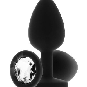 Diamond Jewel – Plug in Silicone con Gemma Decorativa S