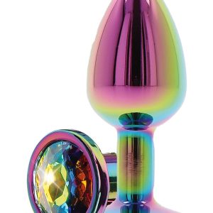 Twilight Booty Jewel – Plug in Alluminio con Gemma Arcobaleno M