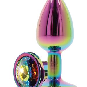 Twilight Booty Jewel – Plug in Alluminio con Gemma Arcobaleno S