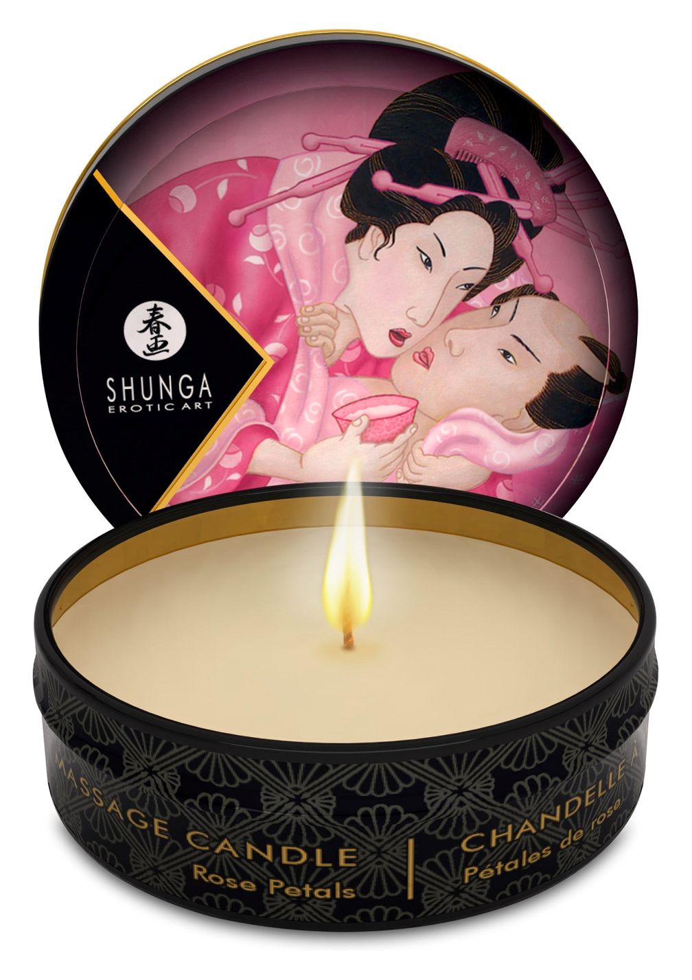 Candela da massaggio Shunga – Oli naturali 5 fragranze - immagine 3