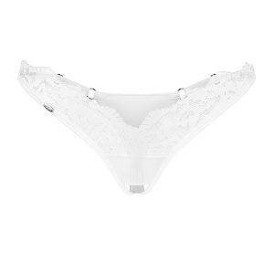 Obsessive: Arrowel White perizoma in pizzo aperto