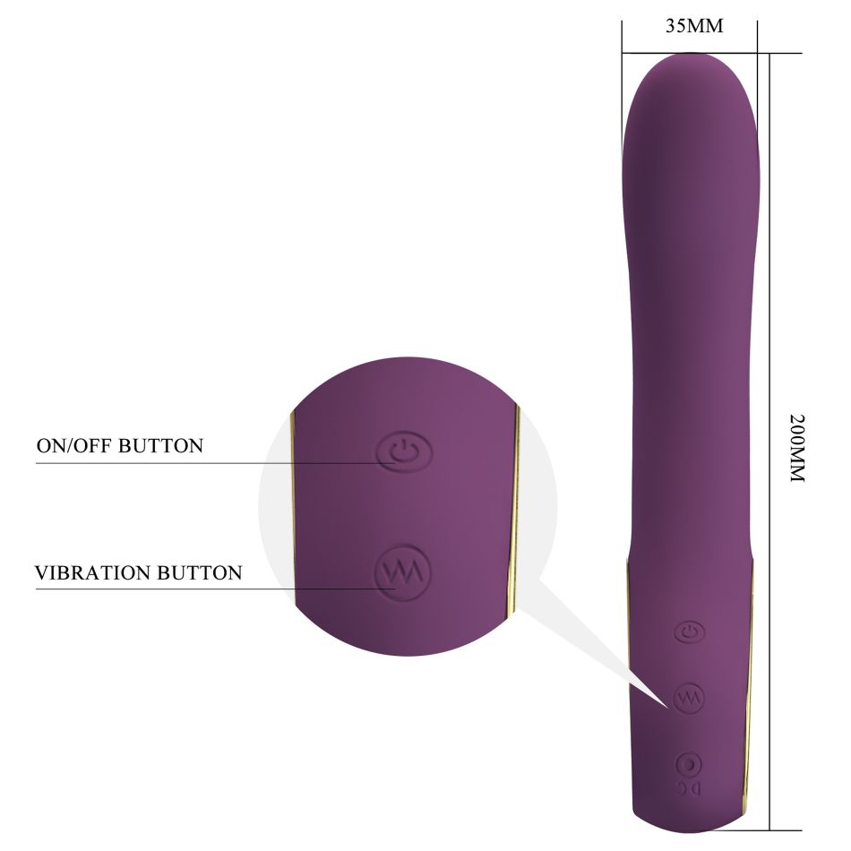 Ethan Purple 12 Function – Stimolatore Femminile controllo da App - immagine 6