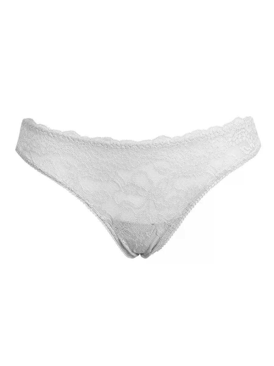 Perizoma in pizzo floreale nero o bianco – SìèLei 2673 - immagine 6